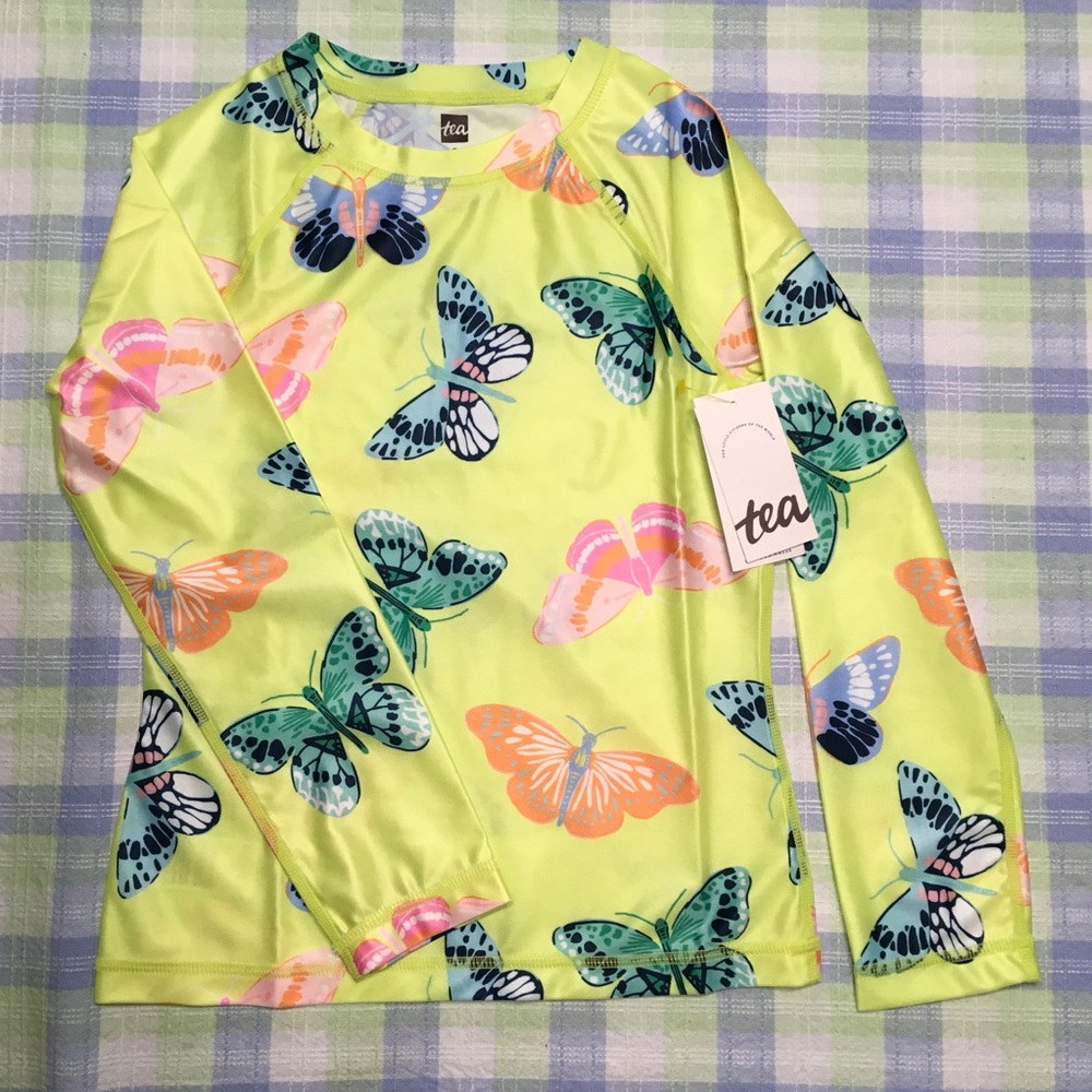 Tea Collection Long Sleeve Rash Guard Swim Shirt